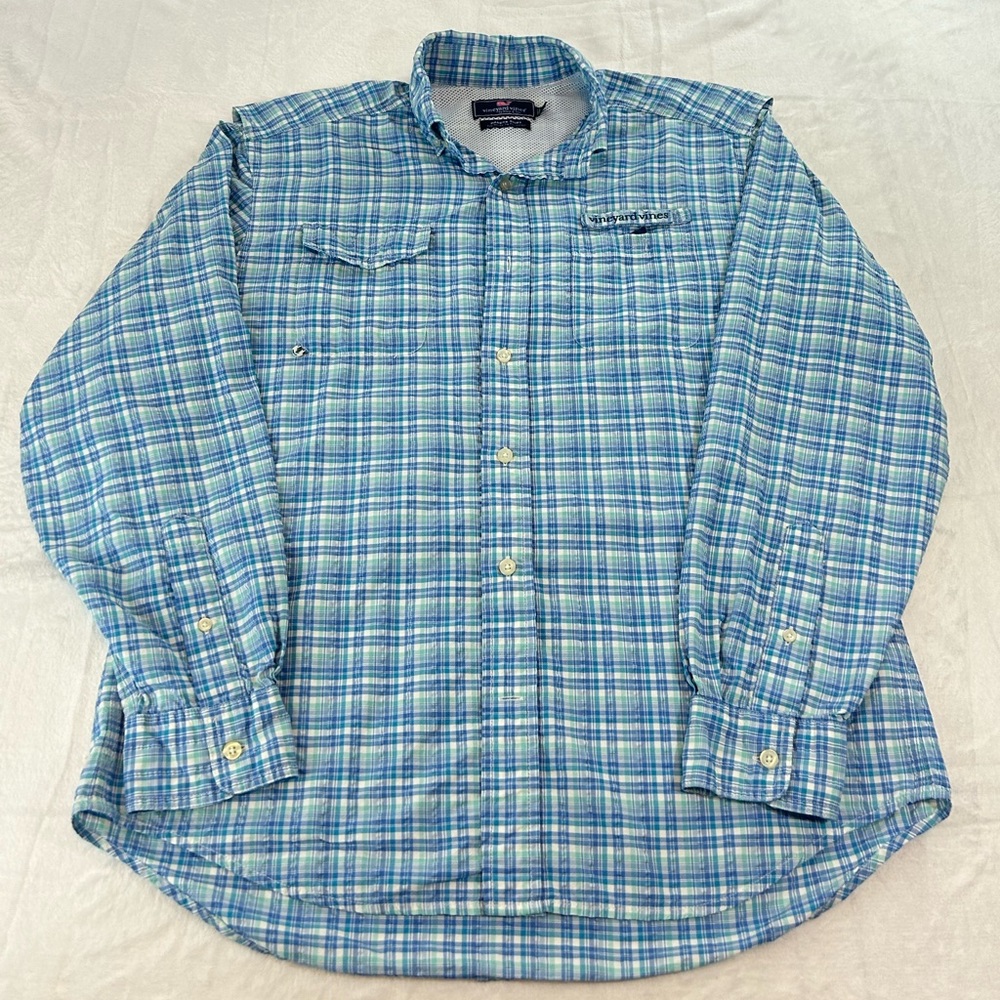 Men’s Vineyard Vines Harbor Shirt, M